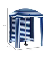 Streamdale Furniture Cabana Beach Umbrella Shade, Coolness, and Protection in One!