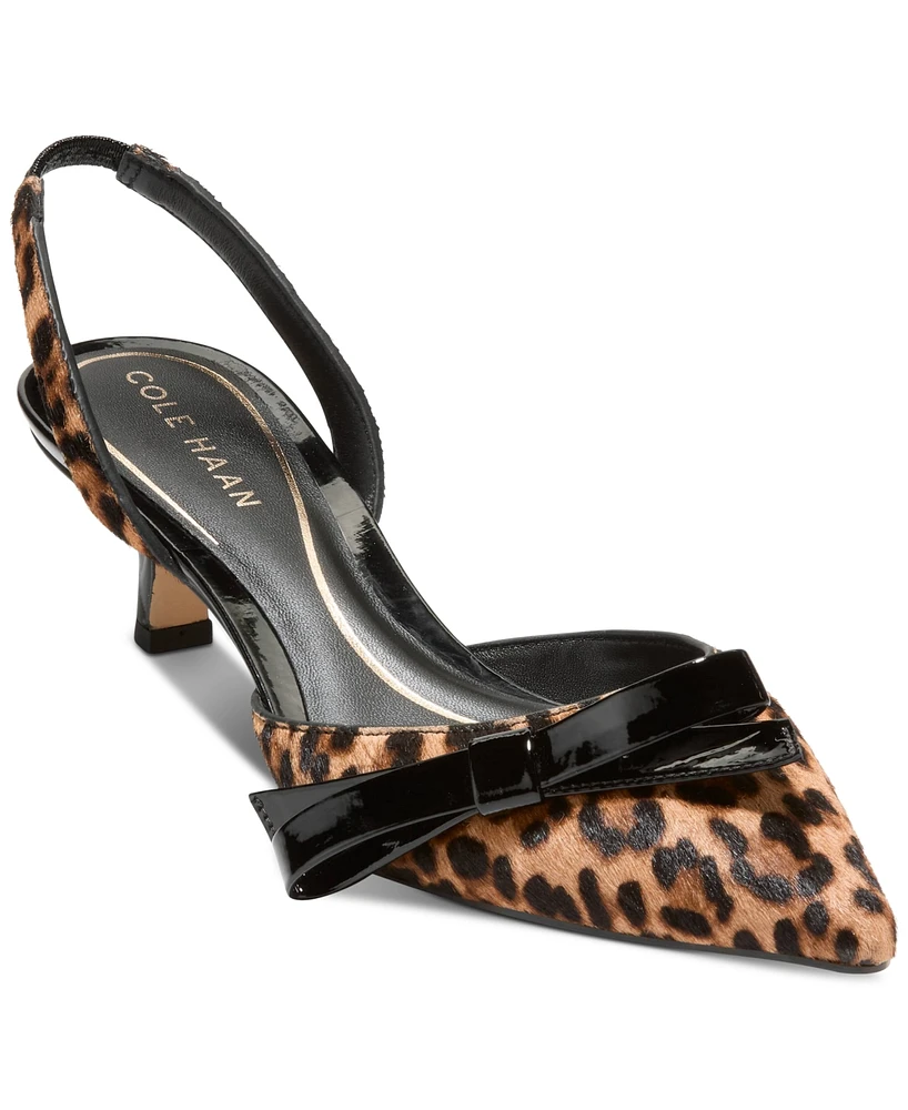 Cole Haan Women's Noella Bow Slingback Pumps