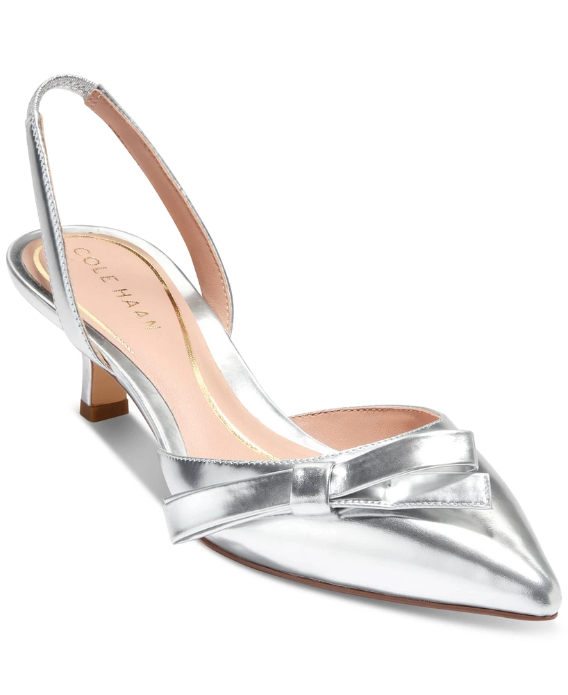 Cole Haan Women's Noella Bow Slingback Pumps