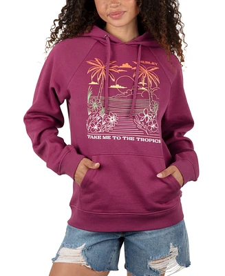 Hurley Juniors' Graphic Long-Sleeve Hoodie