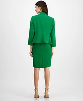 Le Suit Petite Cutout Kissing Jacket & Sheath Dress Regular Sizes