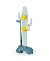 Gouun 3-in-1 Cactus Toy Stand Sports Activity Center with Golf and Ring-Toss