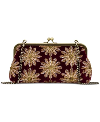 Patricia Nash Potenaz Small Velvet Kisslock Bag