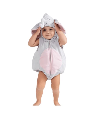 Dress Up America Elephant Hooded Romper Costume