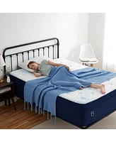 Clara Clark Premium 14" Adjustable & Personalizable Cooling Hybrid Coil & Memory Foam Mattress