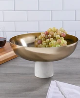 Thirstystone Pedestal Bowl on Marble Stand