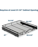 Florida Brands Black Pull Out Cabinet Organizer 20 x 21 In