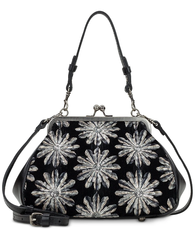 Patricia Nash Annie Small Velvet Frame Bag