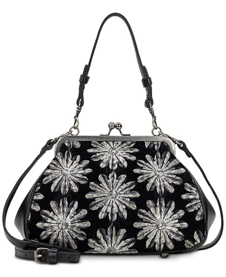 Patricia Nash Annie Small Velvet Kisslock Bag