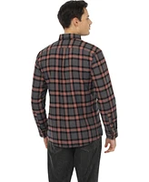 Vustra Men's Ascent Plaid Light Flannel Shirt