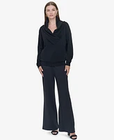 Halston Women's Shawl-Collar Sweater