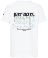 Nike Little Boys "Just Do It" Deconstructed Graphic Tee