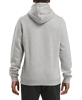 Reebok Men's Identity Classic-Fit Stacked Logo-Print Fleece Hoodie