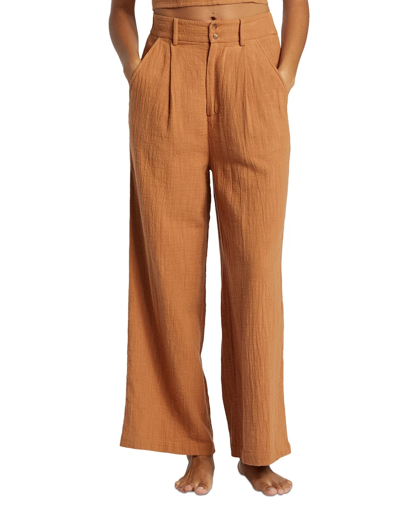 Billabong Juniors' Tailor Made Cotton High-Rise Pants