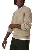 Frank And Oak Men's Relaxed-Fit Ribbed-Knit Donegal Sweater