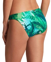 Lauren Ralph Women's Printed Twisted Side-Tab Bikini Bottoms