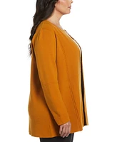 Rafaella Plus Milano Flyaway Cardigan Sweater