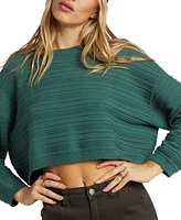 Billabong Juniors' Chasing Light Scoop-Neck Sweater Top