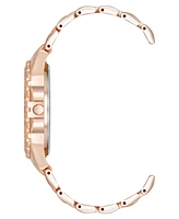 Steve Madden Women's Modern Rose Gold-Tone Alloy Metal Bracelet Watch, 38mm - Rose Gold