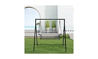 Slickblue Flat Top Square Tube Iron Swing Frame – 200kg Capacity (Frame Only)