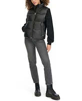 Levi's Women's Faux Leather Western Puffer Vest