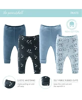 The Peanutshell Baby Boys Newborn Layette Gift Set for Baby Girls, Blue and White Elephant, 30 Essential Pieces