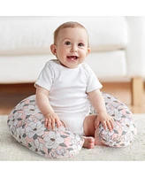 The Peanutshell Nursing Pillow for Breastfeeding, Breast Feeding Pillows for Babies, New Baby Essentials, Magnolia