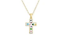 Lily Nily Girls White Cross Pendant