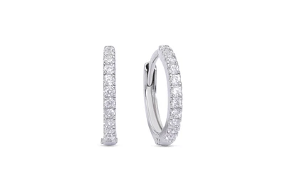 Lily Nily Girls Clear Cz Hinged Hoop Earrings