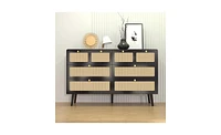 Slickblue Wood Storage Chest with Drawers Stylish and Practical Organization for Any Space