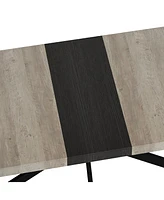 Streamdale Furniture Retro Rectangular Stretch Table Versatile Decor & Family Gatherings