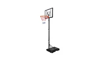 Slickblue Portable Basketball Hoop with Adjustable Height 7ft - 10ft for Outdoor Use – Ideal for Adults & Teenagers