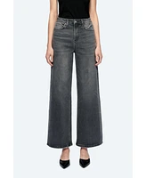 Bayeas Women's Judy High Rise Wide Leg Jeans Charcoal