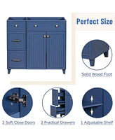 36" Bathroom Vanity Cabinet with Ample Storage