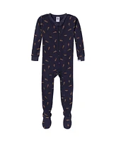 Gerber Toddler Boys Snug Fit Footed Pajamas, 2-Pack, Guitars