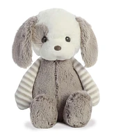 ebba Medium Grayson Lil' Stripeez Playful Baby Plush Toy Gray 10"