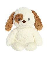 ebba Large Parker Puppy Huggy Collection Adorable Baby Plush Toy White 13"