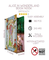 Flash Popup Diy 3D Book Nook Kit Alice's Adventure 184pcs