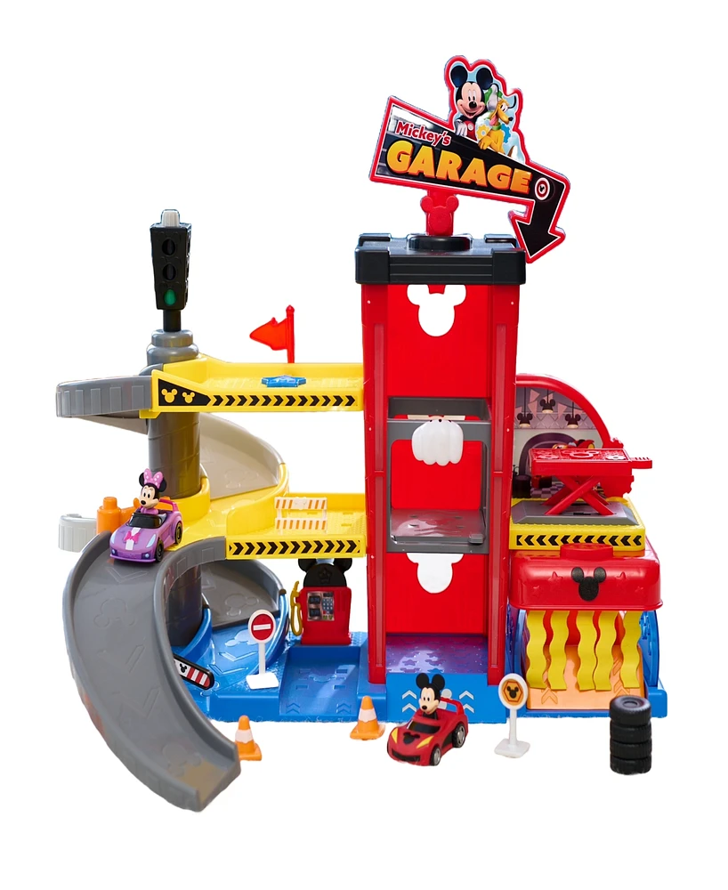 Mickey Mouse Ready to Race Garage Vehicle Toy