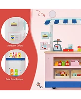 Hongge Toy Cart Play Set with Pos Machine and Lovely Scale