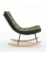 Cozy and Sturdy Rocking Chair with Ergonomic Design
