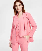 Anne Klein Women's One-Button Peak-Lapel Blazer