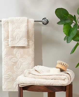 John Robshaw Dasati Cotton Linen Bath Towel, 54" x 32"