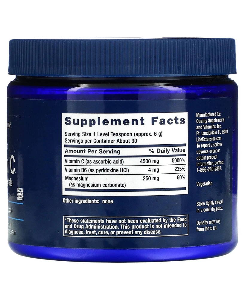 Life Extension Effervescent Vitamin C Magnesium Crystals