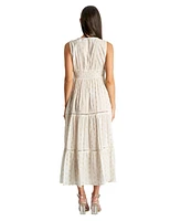 La Moda Clothing Women's Sleevless V-neck dress