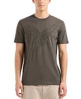 A|X Armani Exchange Men's Short Sleeve Crewneck Eagle Graphic T-Shirt