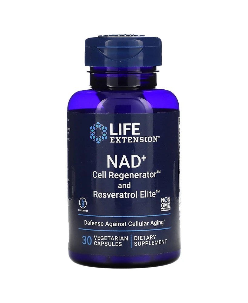 Life Extension Nad+ Cell Regenerator and Resveratrol Elite