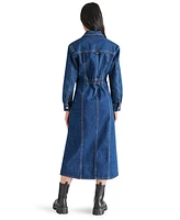 Steve Madden Women's Maxine Denim Maxi Shirtdress