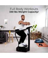 LifePro Vibration Plate with Handles – Exercise Machine for Balance, Lymphatic Drainage & More