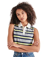 Steve Madden Women's Ryland Cropped Rugby Top